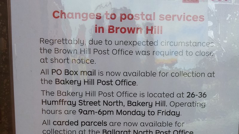 Closure of Brown Hill Post Office News Brown Hill Community Hub